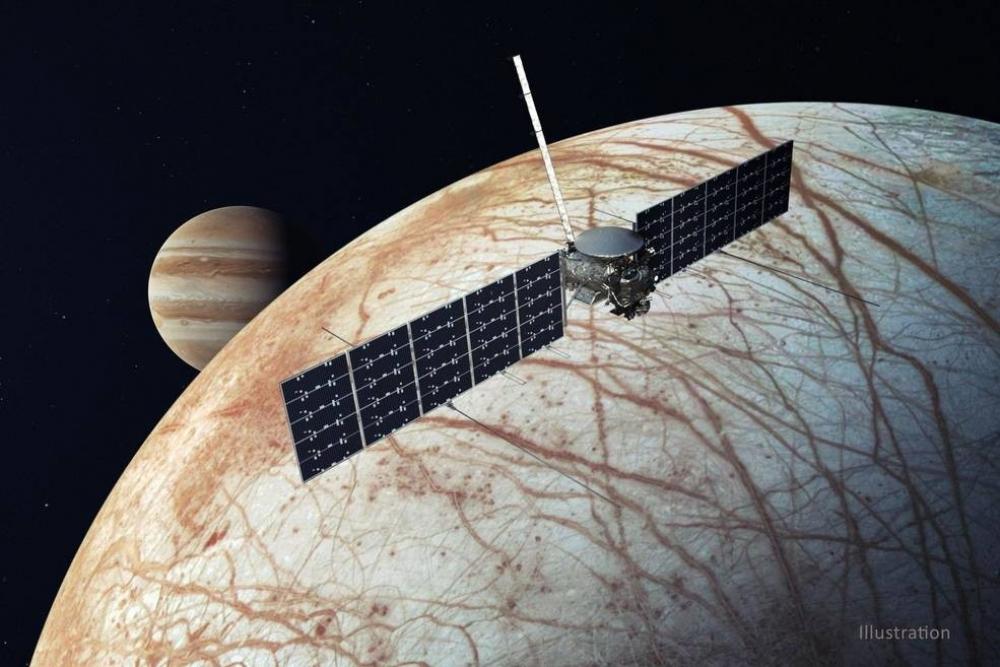The Weekend Leader - NASA to take SpaceX flight for Mission to Jupiter's icy moon